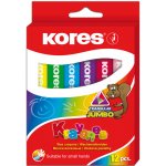 Kores Voskové pastelky trojhranné 12 barev Jumbo – Sleviste.cz