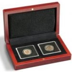 LEUCHTTURM QUADRUM Etue VOLTERRA na mince v bublinkách mahagonové Počet kapes 2 – Zboží Dáma