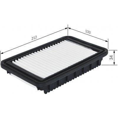 Vzduchový filtr BOSCH F 026 400 291 (F026400291) – Hledejceny.cz
