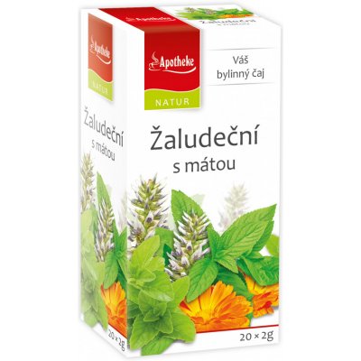 NATUR Tea APO Žaludeční s mátou 20 x 2 g – Zbozi.Blesk.cz
