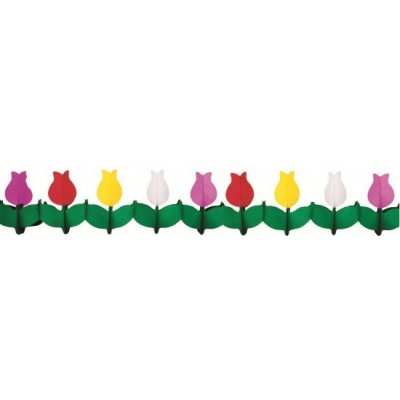 Anděl Papírová girlanda - tulipán - 9022 – Zboží Dáma