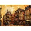 Tapety Postershop City architecture oil-colours paintingFototapety vliesové: - 368x254 cm