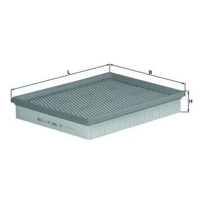 Vzduchový filtr MAHLE LX 1758 – Hledejceny.cz