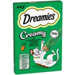 Dreamies Creamy Snacks kočičí máta 4 x 10 g – Hledejceny.cz
