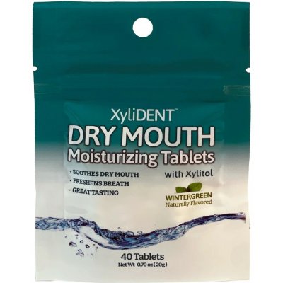 XyliDENT zvlhčující pastilky wintergreen 40 ks – Zbozi.Blesk.cz