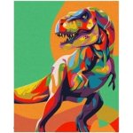 Norimpex diamantové malování Tyrannosaurus v barvách 30 x 40 cm – Hledejceny.cz