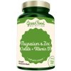 Vitamín a minerál Greenfood Nutrition Hořčík a Zinek Cheláty + Vitamín D3 Čokoláda Malina 90 Kapslí