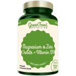 GreenFood Nutrition Magnesium & Zinc Chelate + Vitamin D3 90 kapslí – Hledejceny.cz