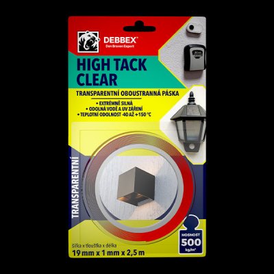 Den Braven High Tack Clear Oboustranná páska B8230BD 19 mm x 2,5 m – Zbozi.Blesk.cz