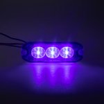 PROFI SLIM výstražné LED světlo vnější, modré, 12-24V, ECE R10