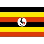 Uganda vlajka - 30 x 45 cm - tunel, karabina – Hledejceny.cz