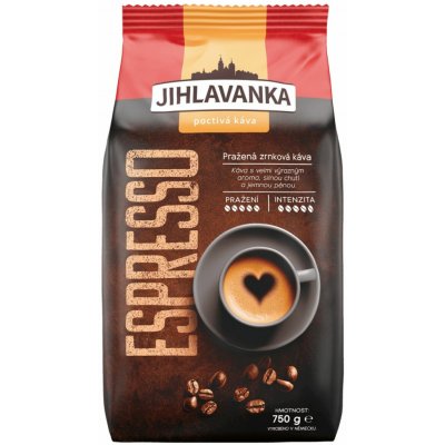 JIHLAVANKA Espresso zrnková 0,75 kg – Hledejceny.cz