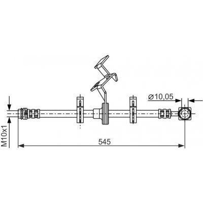 BOSCH Brzdová hadice 1 987 481 077 – Hledejceny.cz