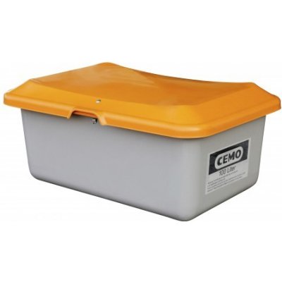 CEMO Plus3 nádoba na zimní posyp zeleno/oranžová 100 l – Zboží Dáma