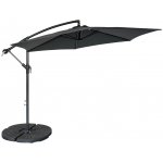 Zahradní slunečník Houseland Tynex 300 cm tmavě šedý – Sleviste.cz