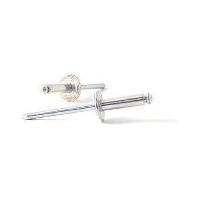 BRALO Trhací nýt SLUPKOVÝ VELKÁ HLAVA hliník/ocel Varianta: NÝT SLUPK. Ø 4,8 x 16 VH 14 mm AL/ST – Zboží Mobilmania