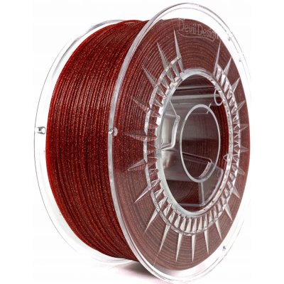 Devil Design PLA 1,75 mm Galaxy třpytivý červený 1 kg – Zboží Živě