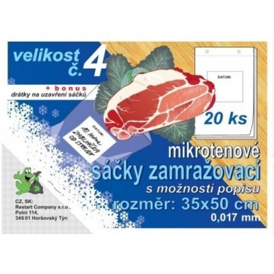 Restart Company Zamrazovací sáčky č.4 - 35 x 50 cm - SMZ-0006 – Zbozi.Blesk.cz