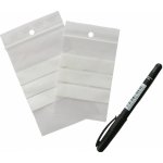 100 ks - Sáček rychlouzavírací PE 80x120/0,05 s bílými pruhy – Hledejceny.cz