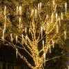 Vánoční osvětlení Yakimz 40 LED pohádkové světlo Icicle osvětlení pro vánoční vnitřní venkovní vánoční dekorace teplá bílá