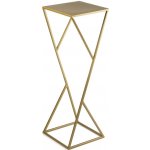 DekorStyle Stojan na květiny LOFT 70 cm zlatý – Zboží Dáma