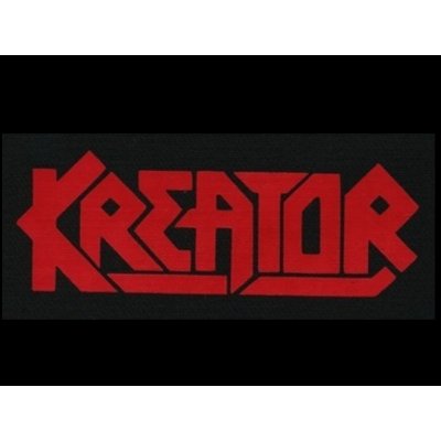 Nášivka KREATOR red – Sleviste.cz