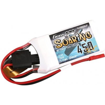 Gens ace Baterie G-Tech Soaring 450mAh 7,4V 30C 2S1P JST-SYP – Zbozi.Blesk.cz