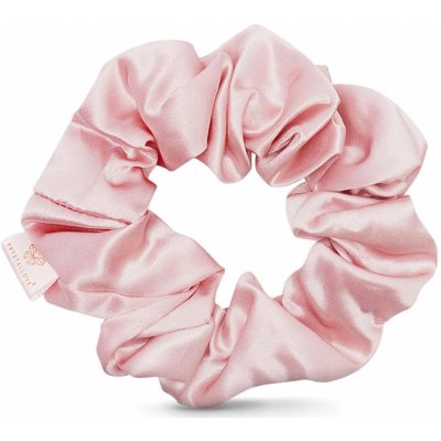 Crystallove Silk Scrunchie hedvábná gumička do vlasů Rose 1 ks