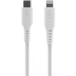 Fixed FIXDLS-CL12-WH Liquid silicone USB-C / Lightning, 1,2m, bílý – Hledejceny.cz