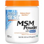 Doctor's Best MSM Methylsulfonylmethan čistý prášek 250 g – Hledejceny.cz