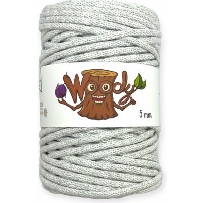 Woody 5 mm - Světle šedá – Zboží Dáma Woody 5 mm - Světle šedá – Zboží Dáma