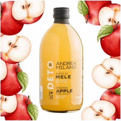 Acetificio Andrea Milano DETOX Jablečný ocet s mateční kulturou 500 ml – Hledejceny.cz