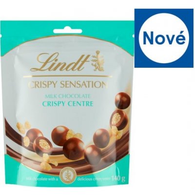 Lindt Crispy Sensation mléčné čokoládové bonbóny s náplní z oplatky 140 g – Zboží Dáma
