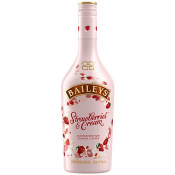 Baileys Strawberries & Cream 17% 0,7 l (holá láhev)