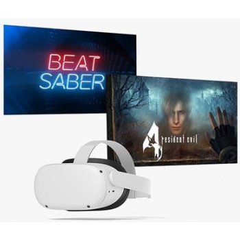 Oculus Quest 2 128 GB + Resident Evil 4 + Beat Saber 815820023739