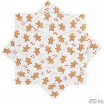 Orion Ubrousek papír perníček 20ks 33x33cm – Zboží Dáma