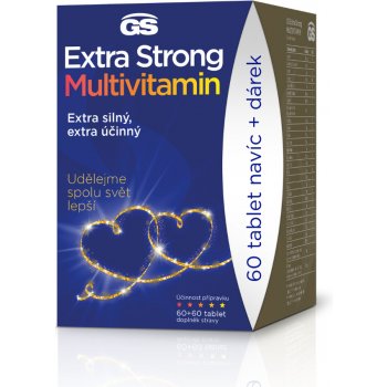 GS Extra Strong Multivitamin 60+60 tablet dárkové balení 2022