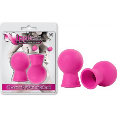 NMC Nippless Silicone Nipple Sucker Set Pink 2pcs – Zboží Mobilmania