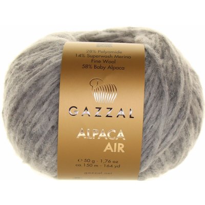 Gazzal Alpaca Air 79 šedá – Zboží Mobilmania
