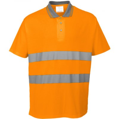 Portwest Polokošile Comfort S171 krátký rukáv reflexní Oranžová S – Zboží Dáma