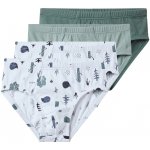 lupilu chlapecké slipy s BIO bavlnou 4 kusy zelená/bílá – Zboží Dáma