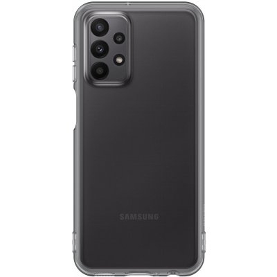 Pouzdro EF-QA235TBE Samsung Soft Clear Galaxy A23 5G černé – Zboží Mobilmania