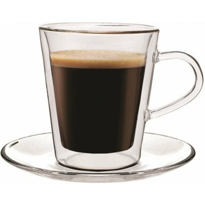 Maxxo Termo skleničky DF909 s podšálkem 2 x 220 ml – Zboží Dáma