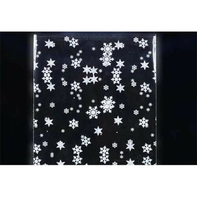 Celofánový sáček - bílé vločky 20 x 35 cm – Hledejceny.cz