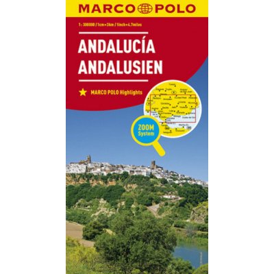 MARCO POLO Karte Spanien Andalusien 1:300 000