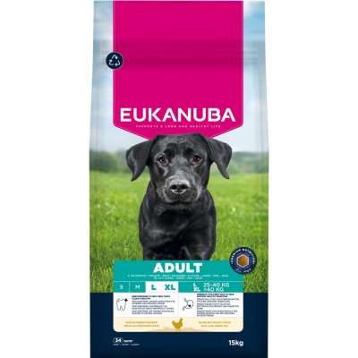 Eukanuba Premium Nutrition Adult Large & Giant Breed Chicken 2 x 15 kg – Hledejceny.cz