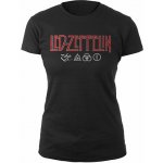 Led Zeppelin tričko Logo & Symbols dámské – Zboží Mobilmania