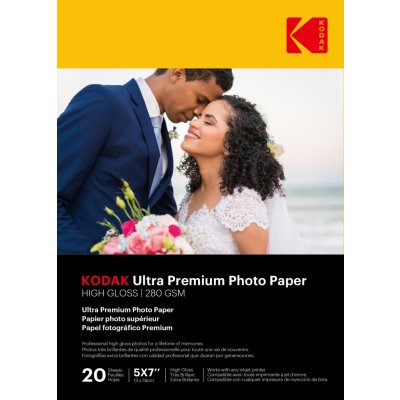 Fotopapír Kodak Ultra Premium Photo RC Gloss (280g/m2) 13x18cm 20 listů