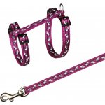 Trixie Postroj s vodítkem pro kočku motiv 27 - 46 cm 10 mm 1.20m – Zboží Dáma