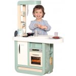 Smoby Cherry Kitchen Green s jedálenským stolom rúrou a chladnička s 25 doplnkami – Sleviste.cz